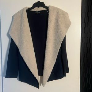 Madison & Lola Blue and cream sweater. Size Large